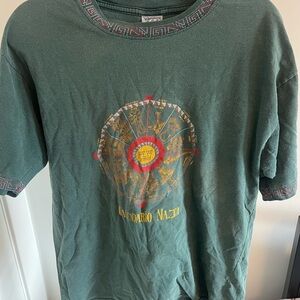 Vintage T-Shirt with Aztec Design